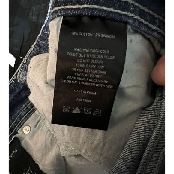 Kut from the Kloth Jeans Women's Size 2 Cameron Cuffed Straight-Leg Ankle Blue - Picture 7 of 14